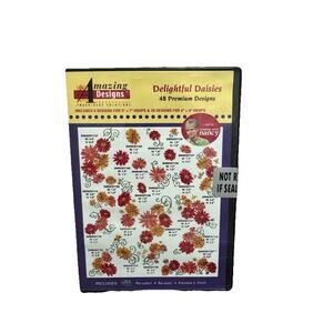 Amazing Designs Embroidery CD Delightful Daisies 48 Designs